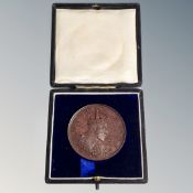 An Edward VII coronation medal in case