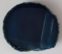 Large blue agate. 281 grams.