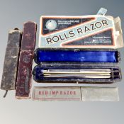 A vintage Rolls Razor in original box,