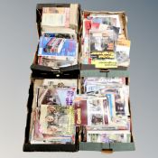 Four boxes of vintage magazines : Steaming,