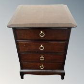 A Stag Minstrel four drawer bedside stand