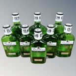 Eight x Gordon's Dry London Gin : 3 x 35 cl bottles & 5 x 20 cl bottles.