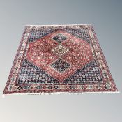 A Yalameh rug, South-West Iran, 193 cm x 199 cm.