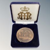 A Henley Royal Regatta 1839/2014 medal in case
