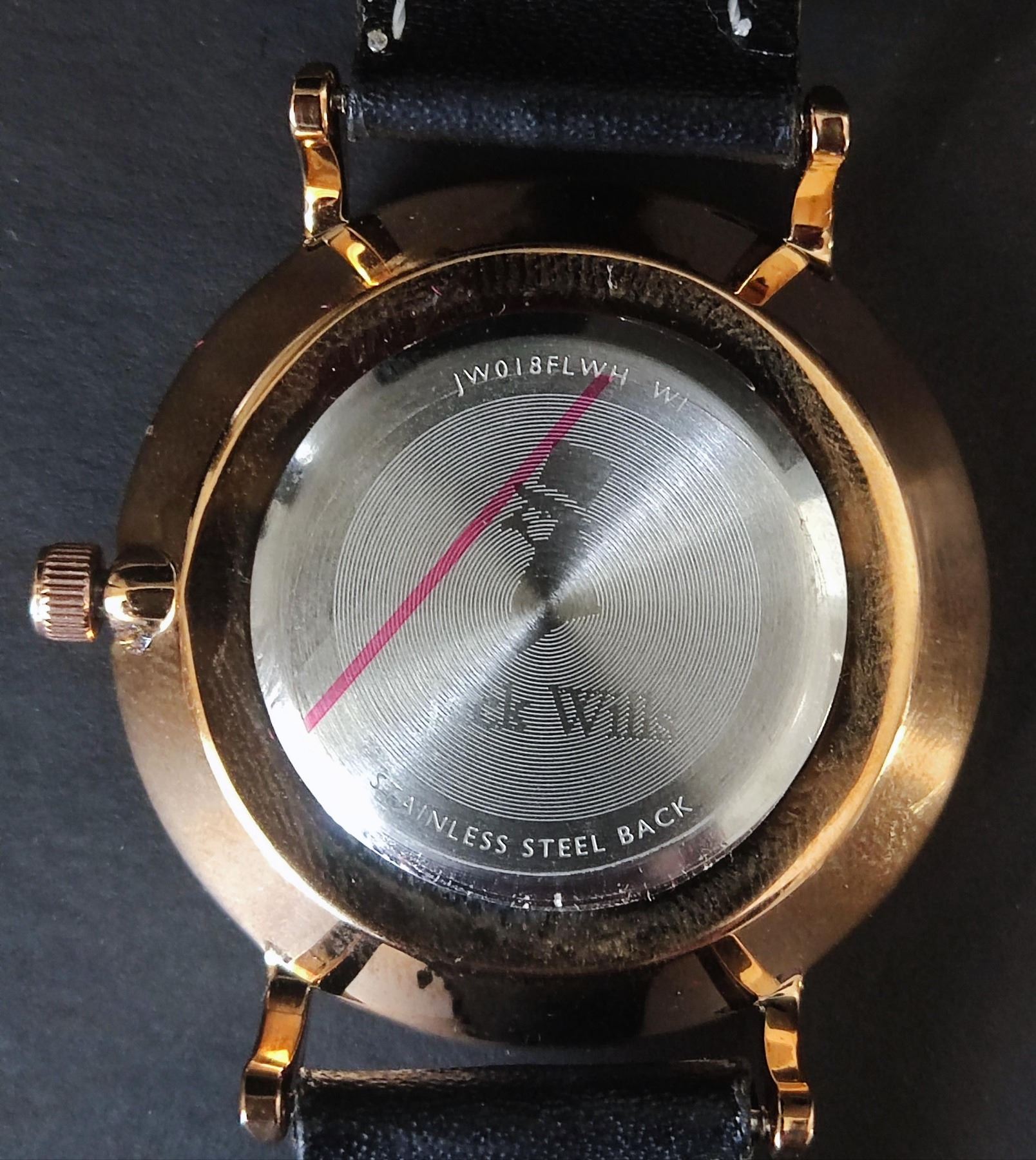 Brand new Jack Wills rose gold plated watch (JW018FLWH) With black Leather strap. Battery included. - Image 5 of 5