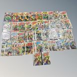 Marvel Comics : The Incredible Hulk, a large quantity of issues, 105, 107, 108, 109 (X2), 110,