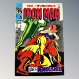 Marvel Comics : The Invincible Iron Man issue 2, 12¢ cover.