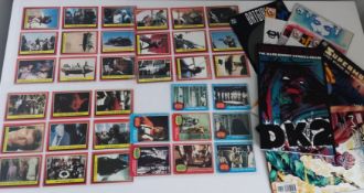 Mixed lot of vintage Return of the Jedi 1983 cards, bag of vintage penny red stamps, Marvel comics,