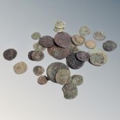 A small collection of Roman coinage