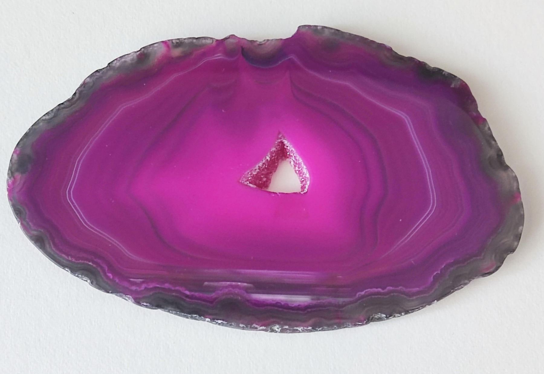 A piece of purple agate.