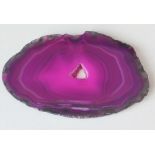 A piece of purple agate.