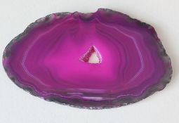 A piece of purple agate.