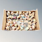 A box of Pendelfin rabbit figures