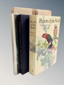 One volume: Parrots of the World, illustrated by W T Cooper,