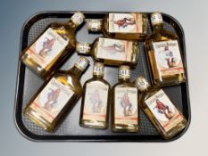 Eight x Captain Morgan Spiced Gold Rum : 3 x 35 cl bottles & 5 x 20 cl bottles.