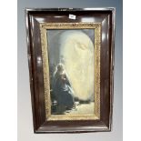 An antique religious print,