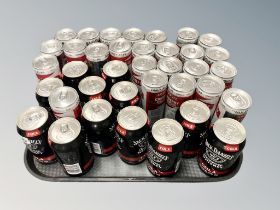 Approximately thirty six cans of pre-mix drinks : Jack Daniels & Cola, Smirnoff Vodka & Cranberry ,