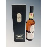 A bottle of Lagavulin single Islay malt whisky aged 16 years, 70cl, 43% vol, White Horse Distillery,