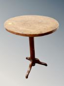 A small mahogany occasional table
