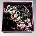 A box of some mourning jewellery,