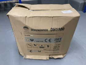 An Ecor Products de-humidifier, model DH1100, 230 volt, boxed.