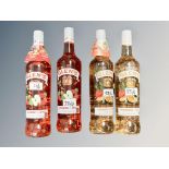 4 x Glen's Spirit Drink : 2 x Passion Fruit & Peach and 2 x Strawberry & Apple, all 70 cl.