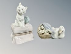 Two Lladro figures;