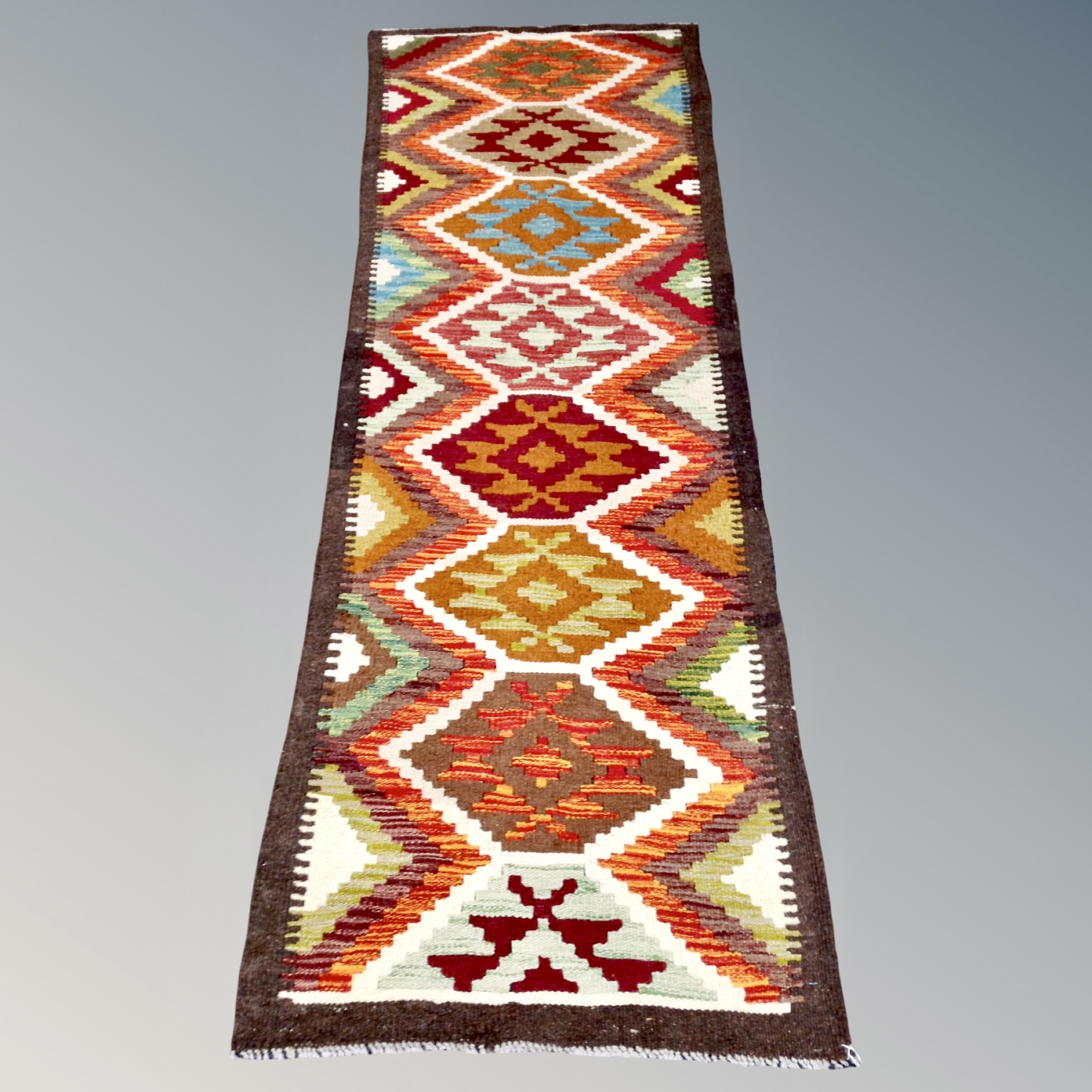 A Maimana kilim runner,