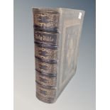 A Victorian leather bound bible