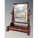 A William IV toilet mirror,