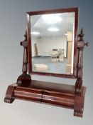 A William IV toilet mirror,