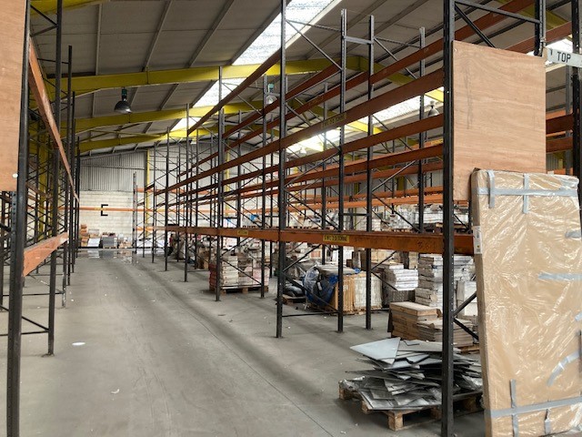 A large quantity of warehouse racking comprising of Dexion A3 grey and blue system approximately 20 - Image 4 of 10