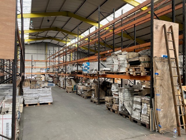 A large quantity of warehouse racking comprising of Dexion A3 grey and blue system approximately 20 - Image 5 of 10
