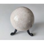 A Scolecite Sphere from India