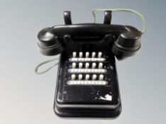 A 1940's Ericson office fifteen line telephone