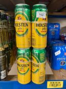 Eighty cans of Lager : Carlsberg, Carlsberg Special Brew, Holsten Pils and Kestrel.