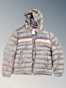 A Moncler padded jacket, child's size, no tag, used.