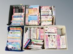 Six crates of Japanese paper backed Anime books