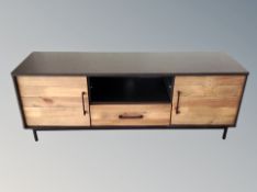 A contemporary entertainment stand