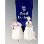 Two Royal Doulton figures, Ashley and Take me Home,