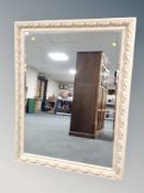 A contemporary decorative mirror,