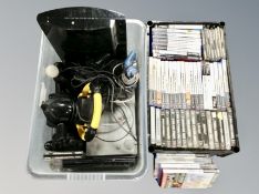 Two crates of Sony Playstation, Playstation II,