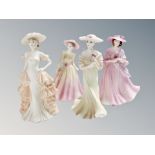 Four Coalport figures : Jennifer, Penelope Ann, Cafe Royale,