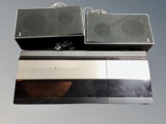 A Bang & Olufsen Beocentre 2200 with pair of Beovox X25 speakers CONDITION REPORT: