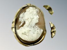 An old cameo brooch