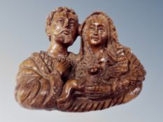 An exceptionally well carved depiction of Mary,