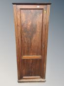 A 19th century walnut and pine office sentry door index chest, fitted internal drawers,