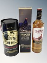 A bottle Famous Grouse Scotch blended whisky, 70ml,