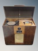 An Ekco stereogram with Garrard turn table