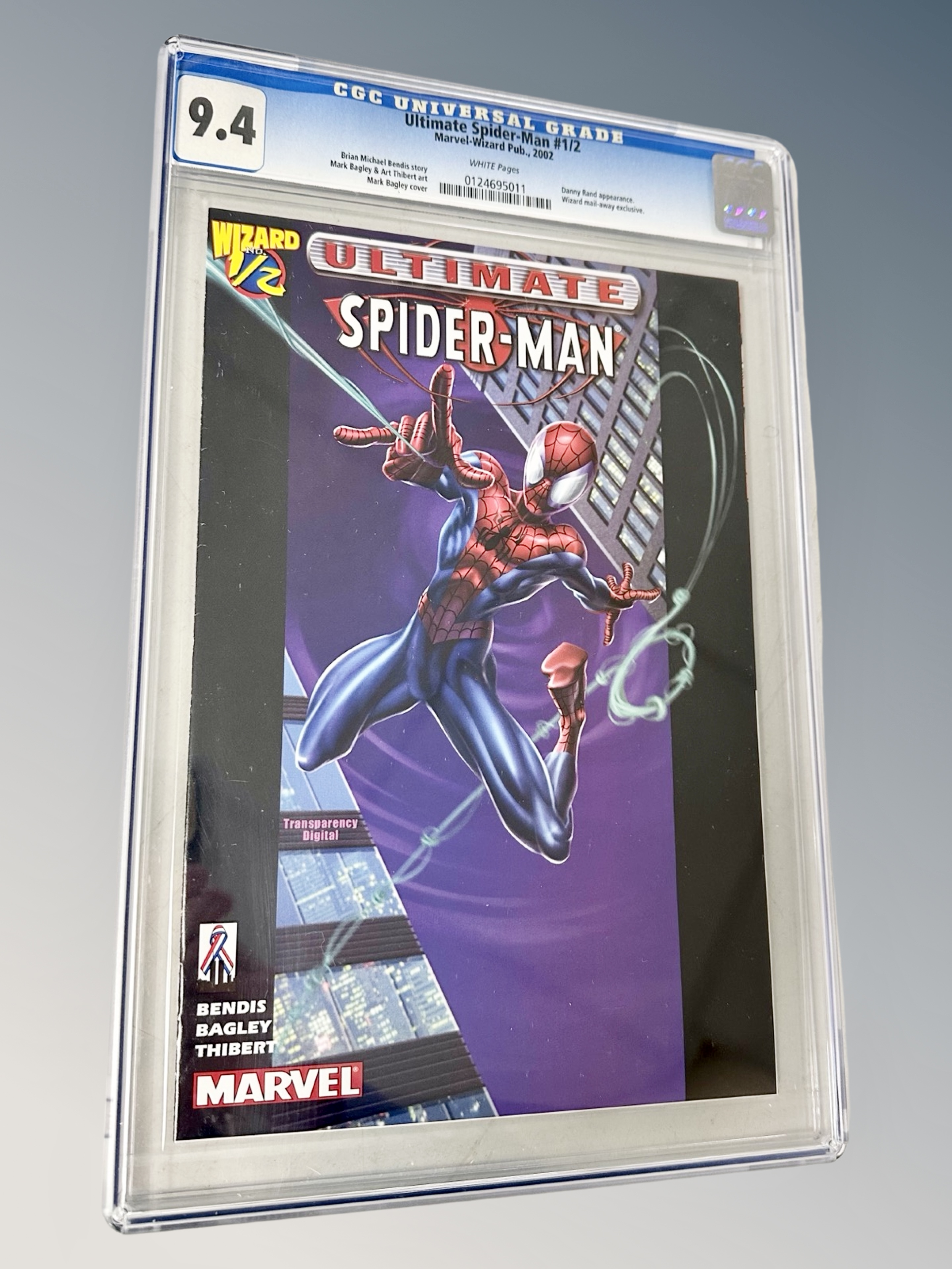 Marvel Comics : Ultimate Spider-Man issue 1/2, CGC Universal Grade 9.